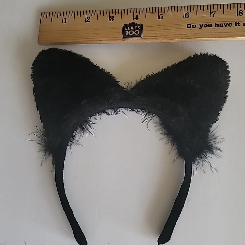 Madigras Masquerade Mask Cat Ear Headband Party Costume Halloween